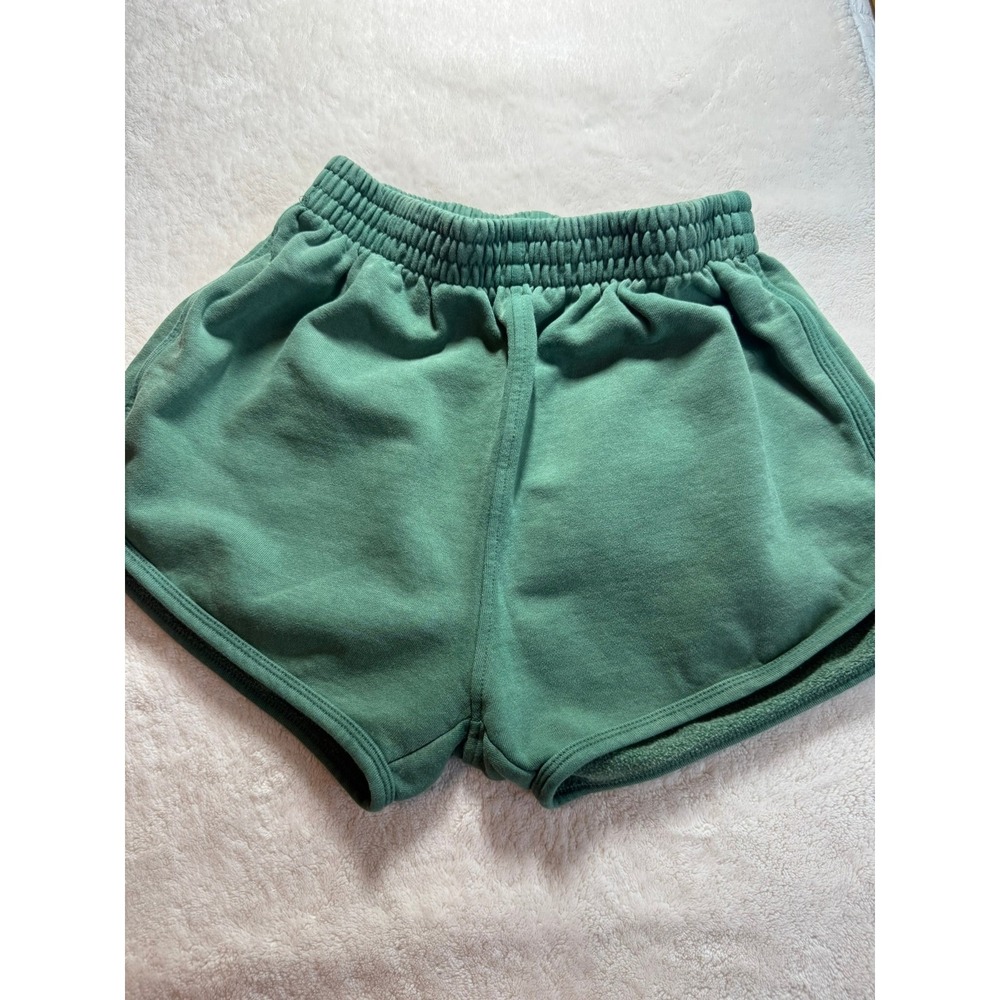 Urban Daizy Womens Green Cotton Fleece Sweat Shorts DAA110P-TN29 Size S